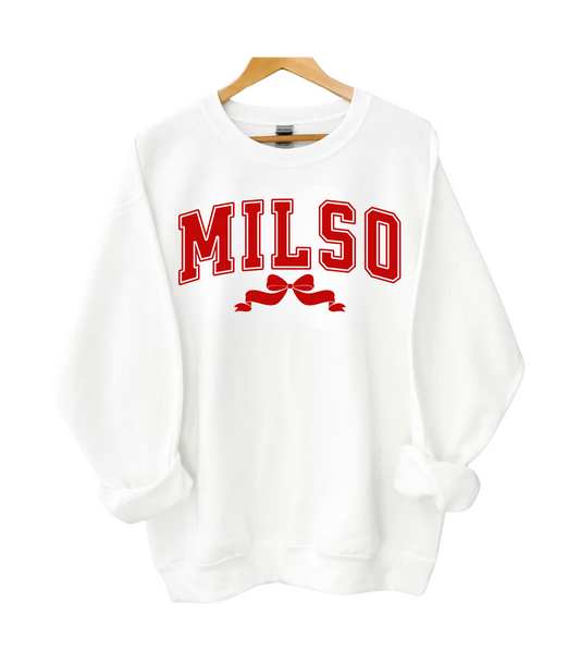 Coquette Milso Red Crewneck