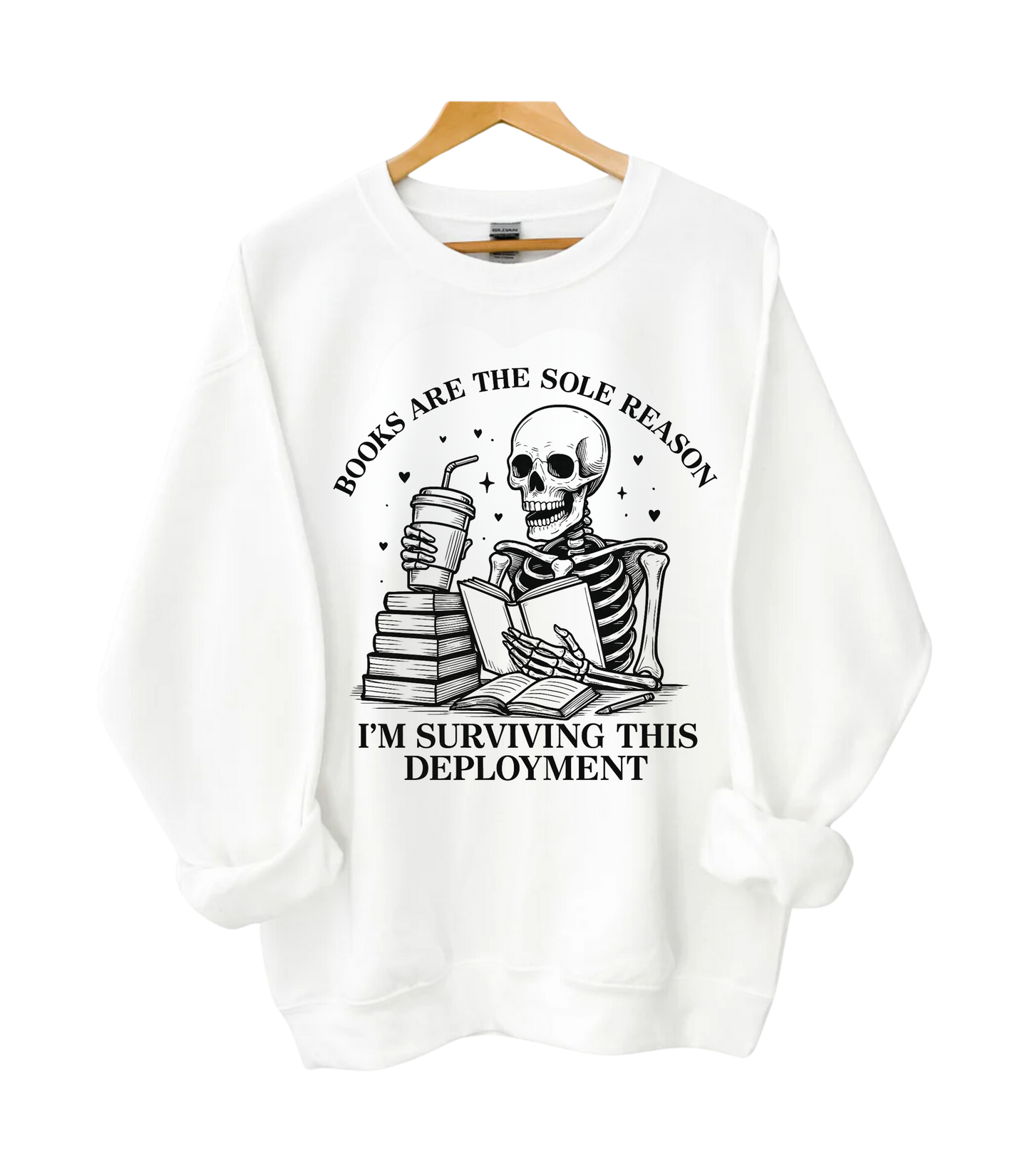 Bookish Deployment Crewneck
