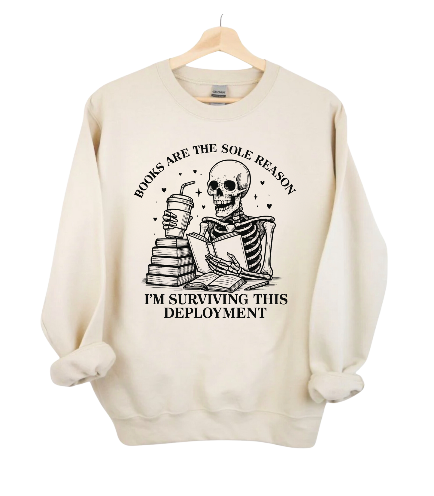Bookish Deployment Crewneck