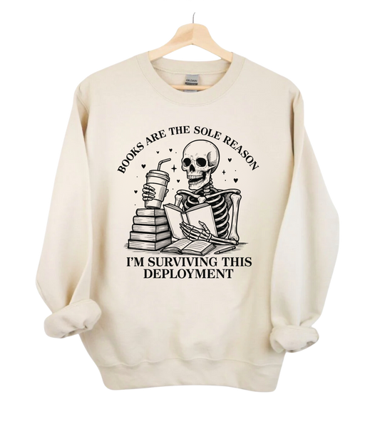 Bookish Deployment Crewneck