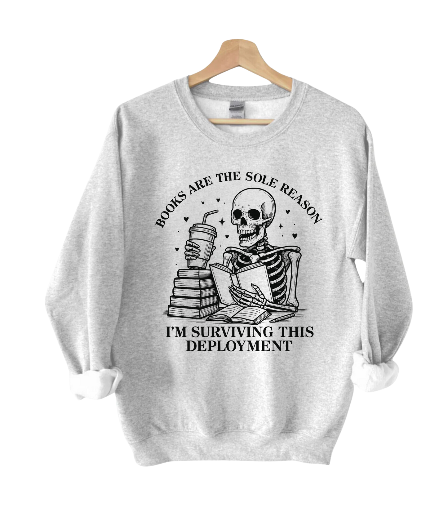 Bookish Deployment Crewneck