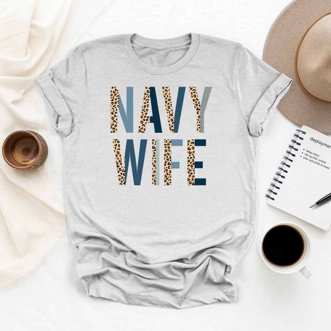 Navy Wife Tee