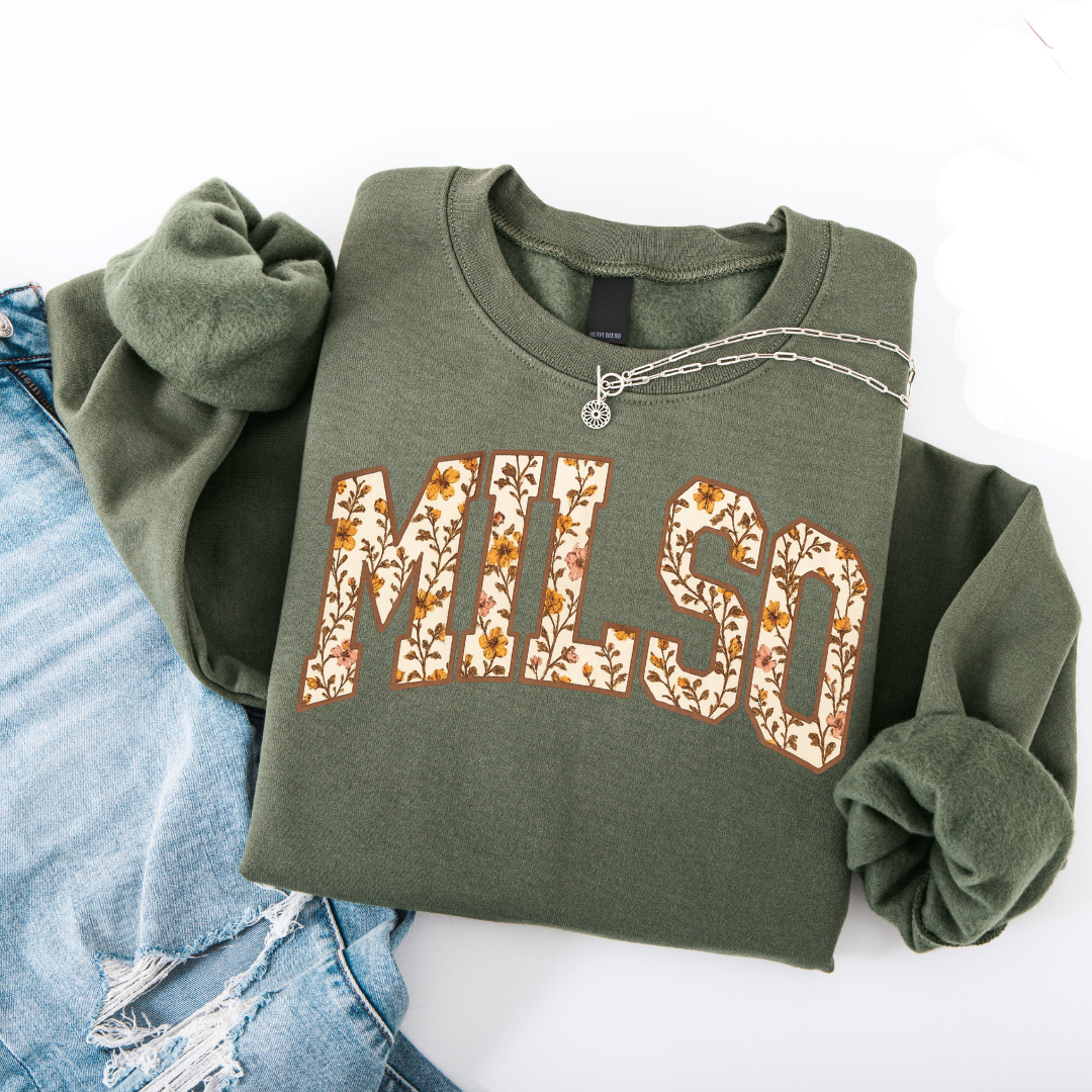 Fall Florals Milso Crewneck
