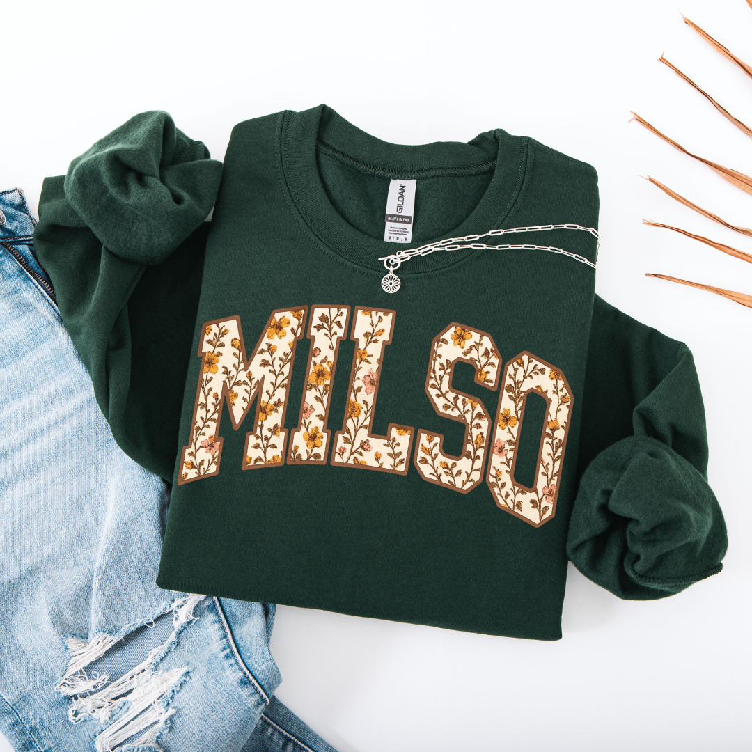 Fall Florals Milso Crewneck
