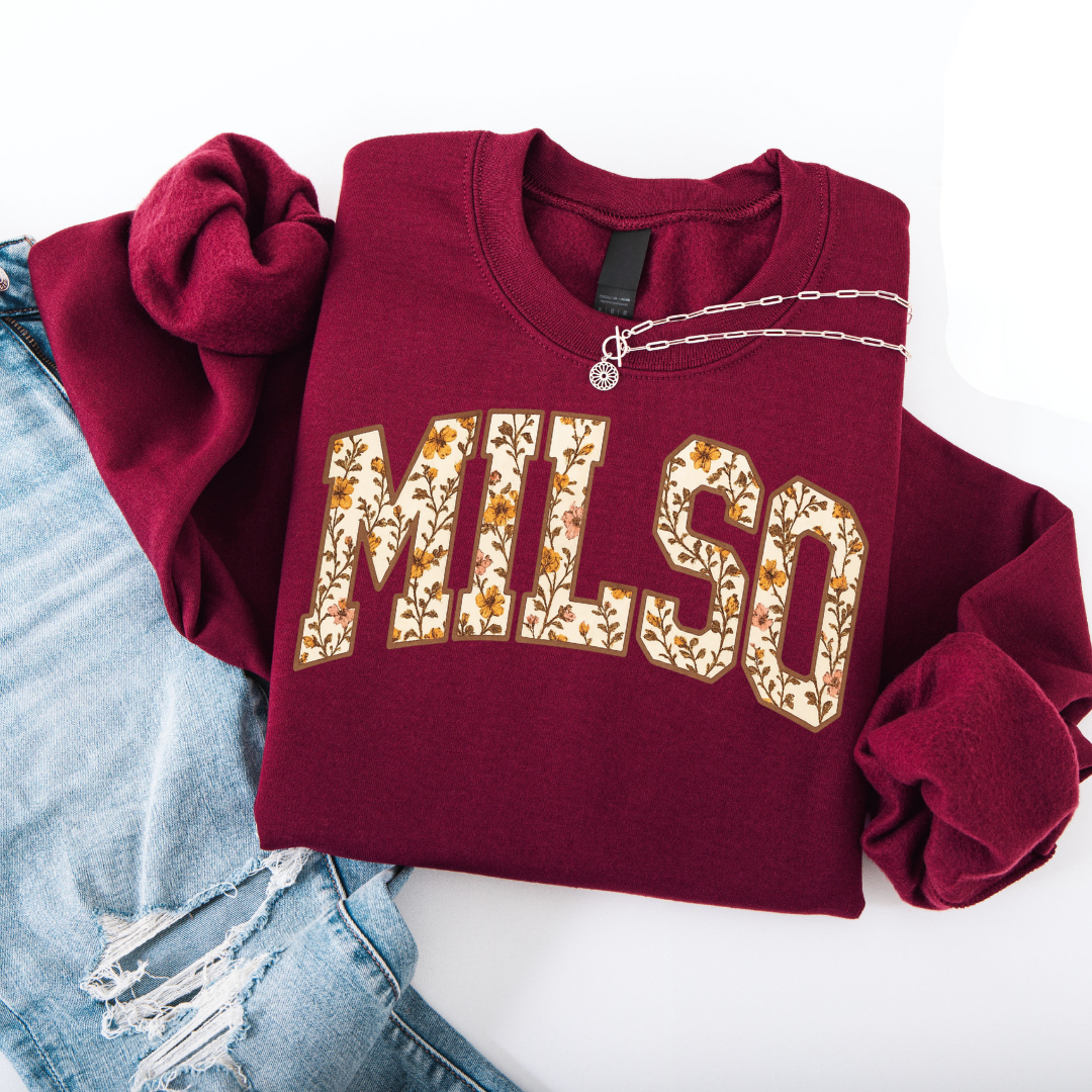 Fall Florals Milso Crewneck