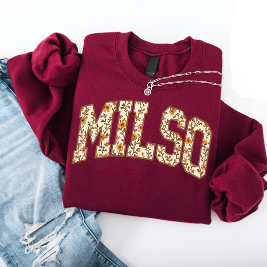 Fall Florals Milso Crewneck