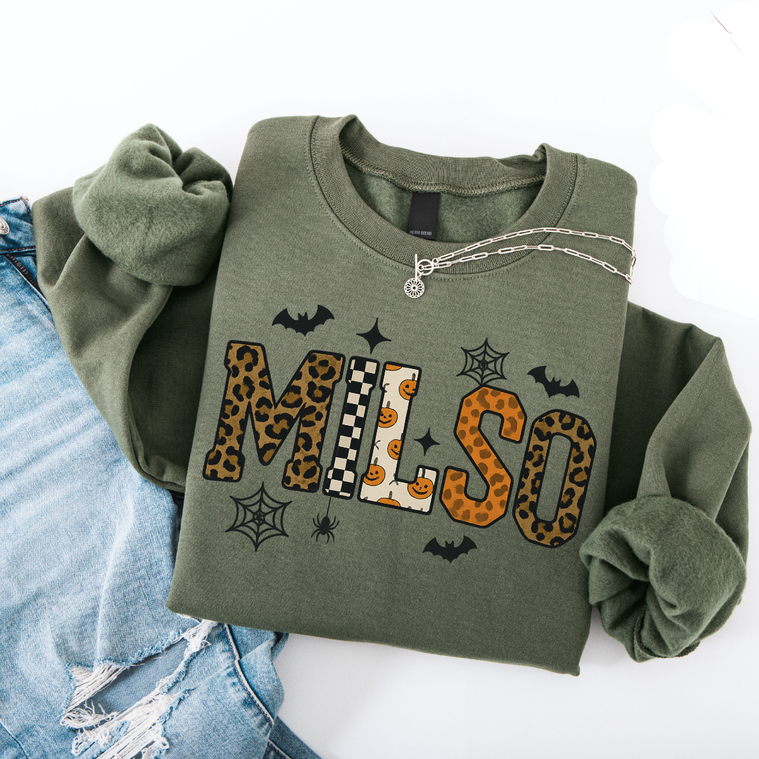 Festive Fall Milso Crewneck