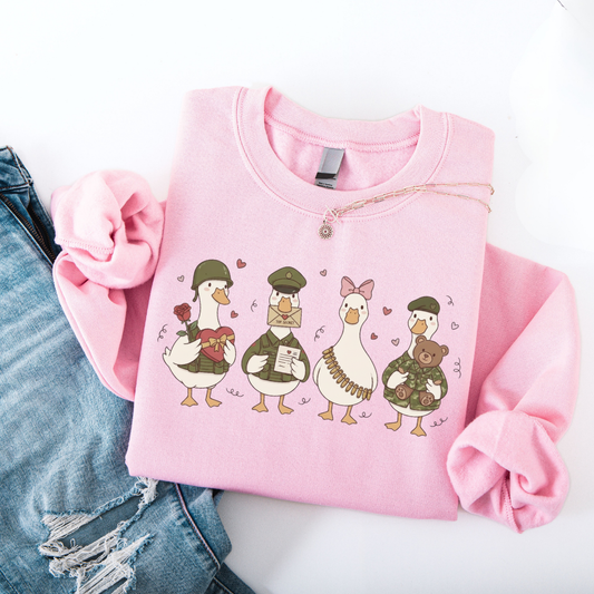 Valentine Ducks Crewneck