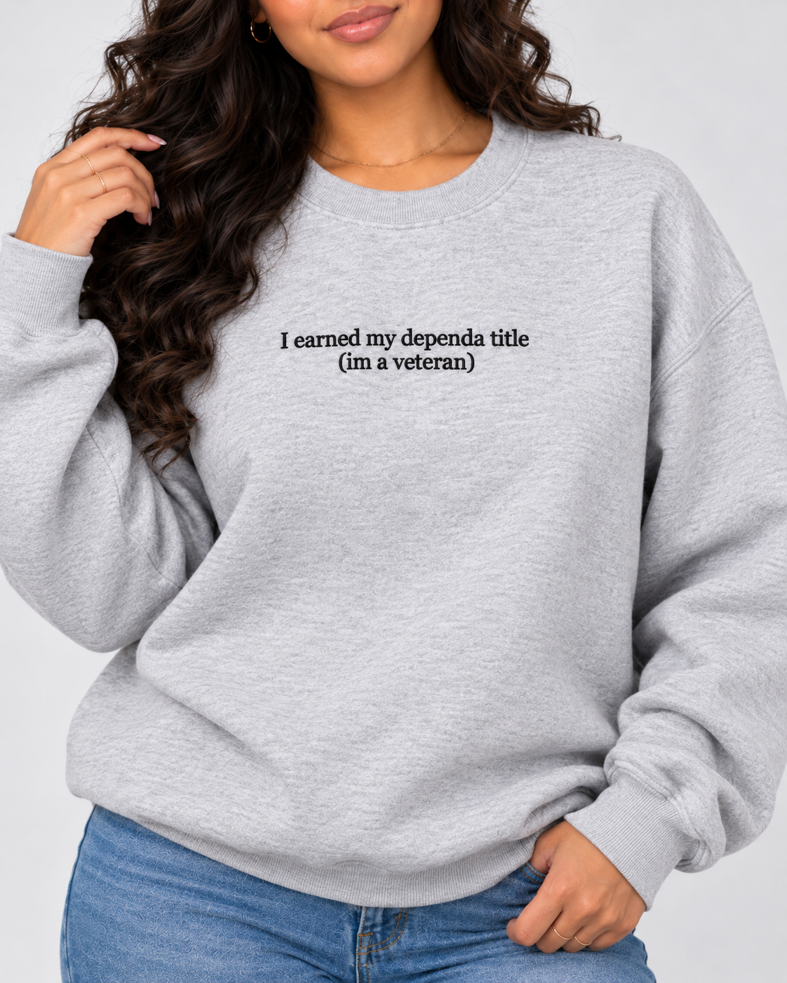 Dependa Embroidered Title Crewneck