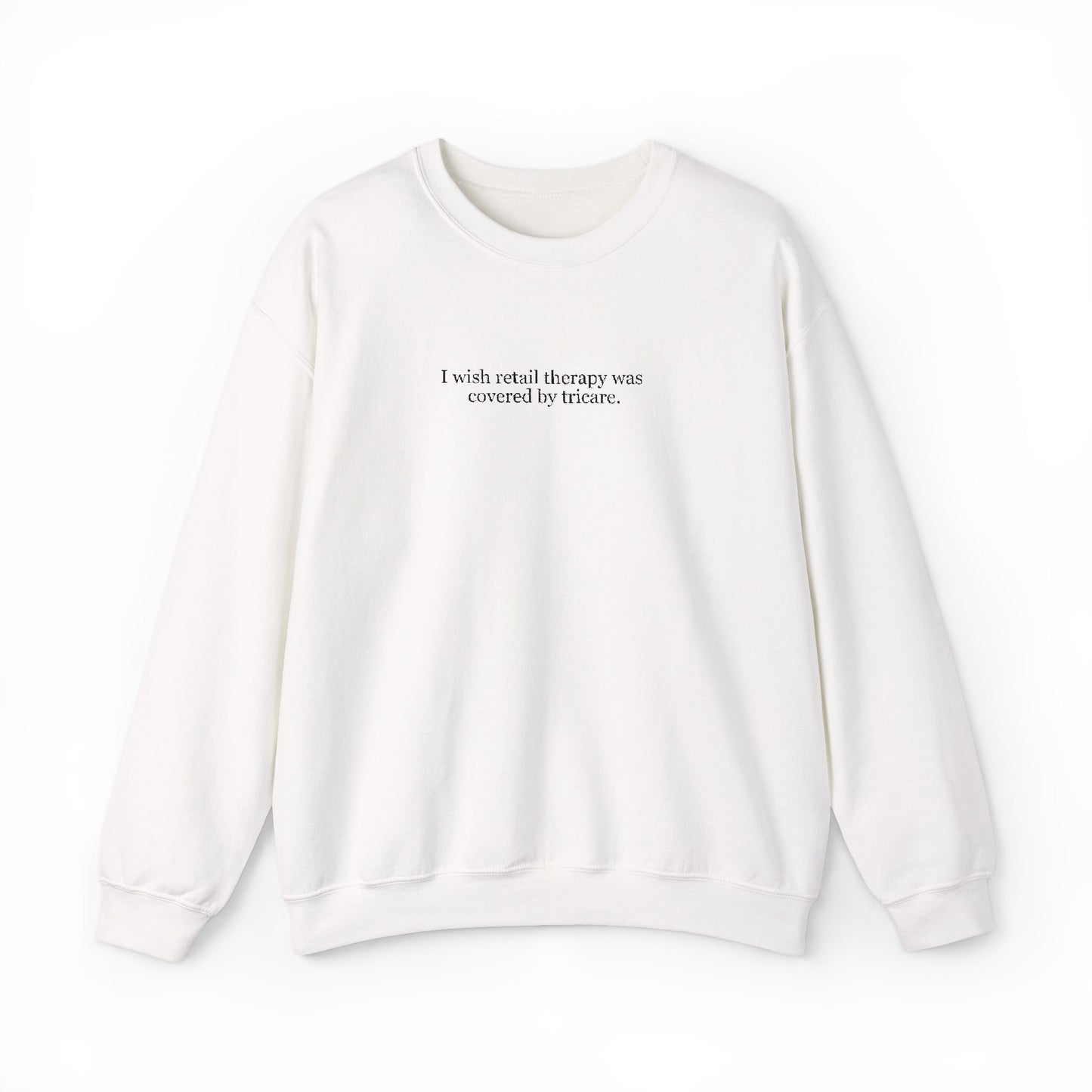 Retail Therapy Embroidered Crewneck