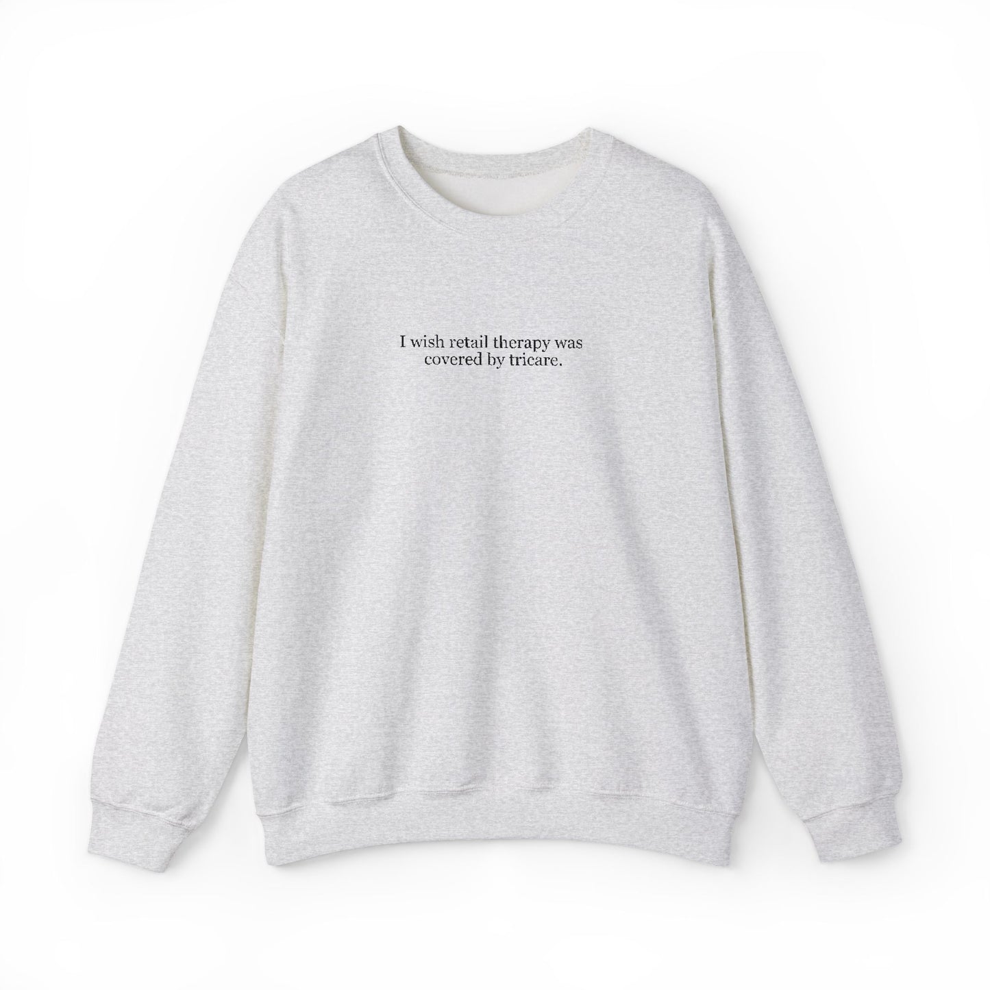 Retail Therapy Embroidered Crewneck