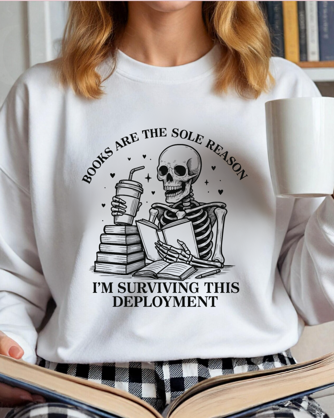 Bookish Deployment Crewneck