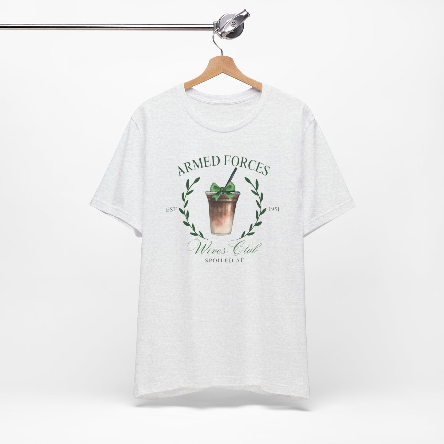 Green Armed Forces Wives Club Tee