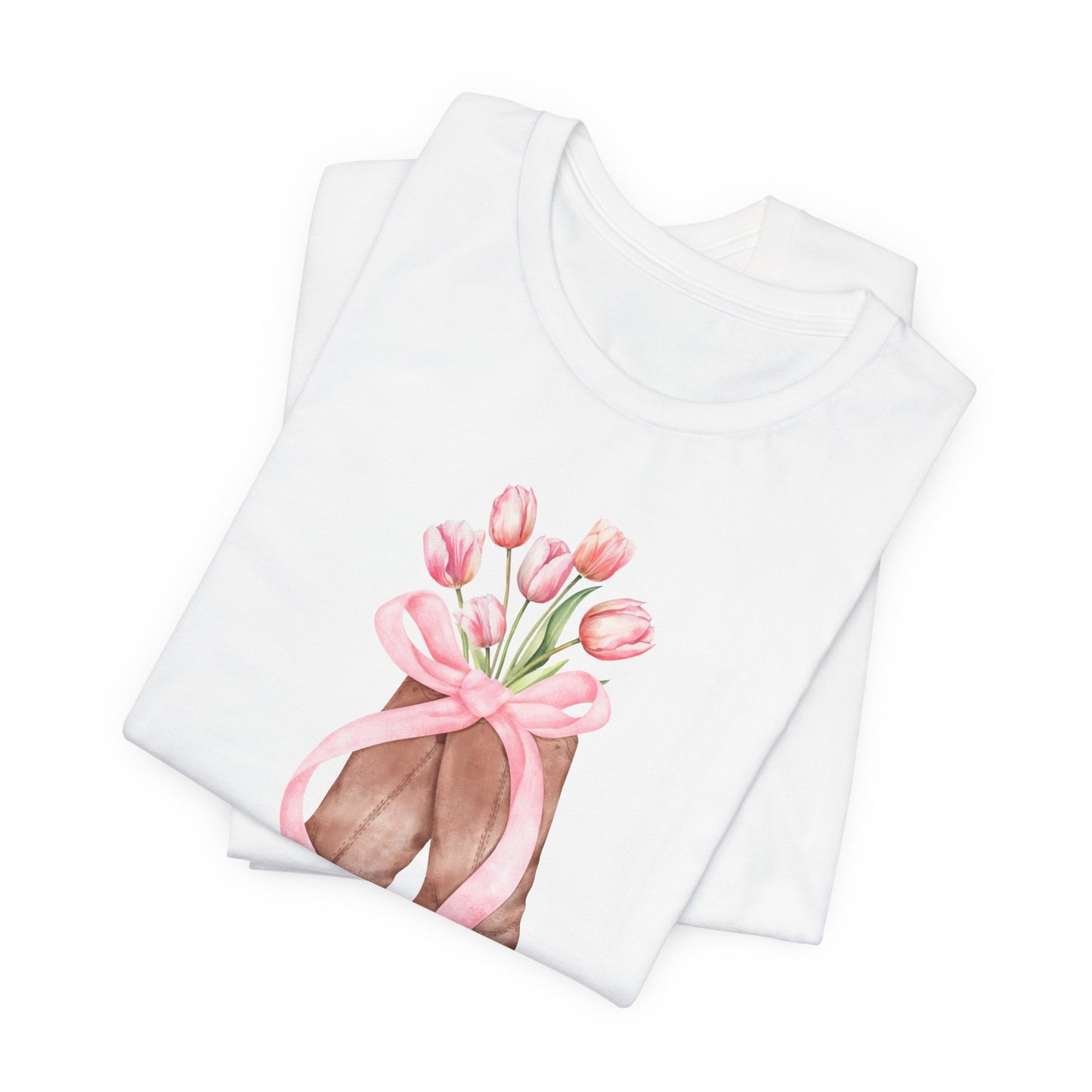 Pink Coquette Boots Tee