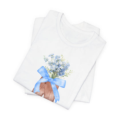 Blue Coquette Boots Tee