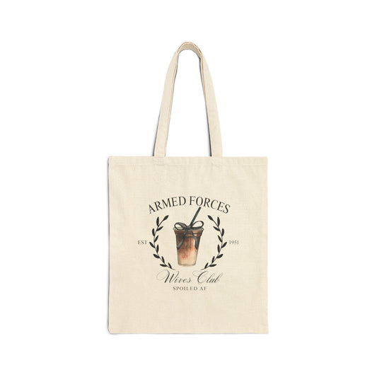 Armed Forces Wives Club Tote Bag