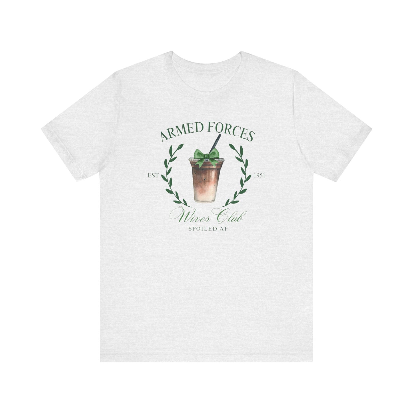 Green Armed Forces Wives Club Tee