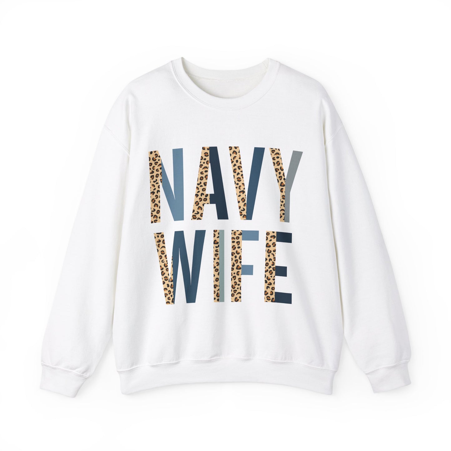 Navy Wife Crewneck