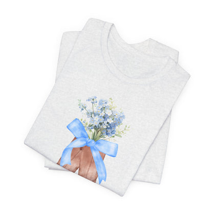 Blue Coquette Boots Tee