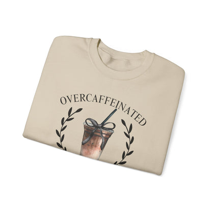 Over Caffeinated Wives Club Crewneck