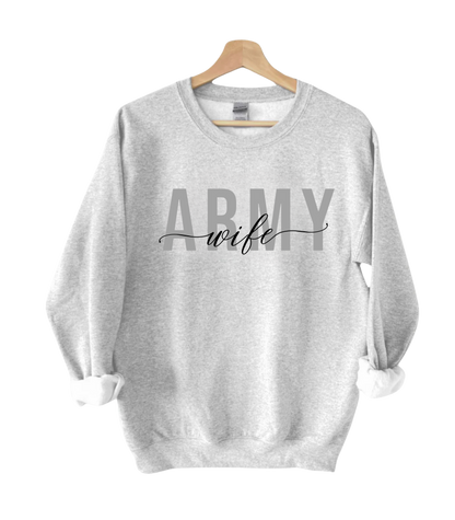 Army Wife Crewneck