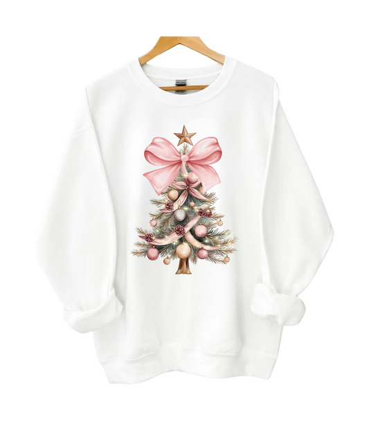 Coquette Christmas Tree Crewneck