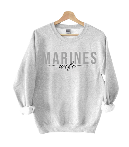 Marines Wife Crewneck