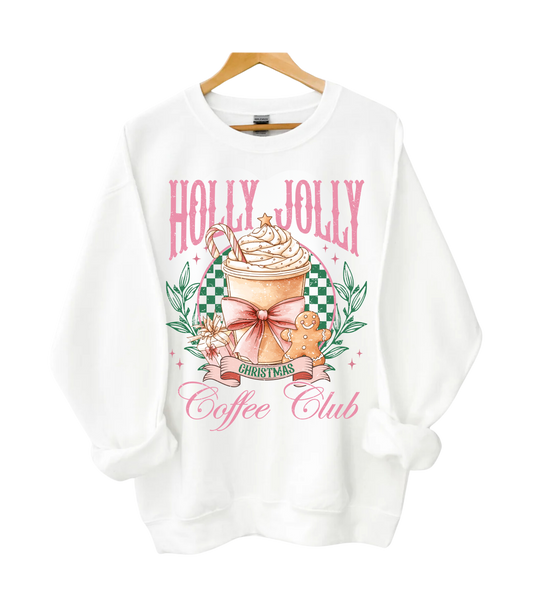 Holly Jolly Coffee Club Crewneck