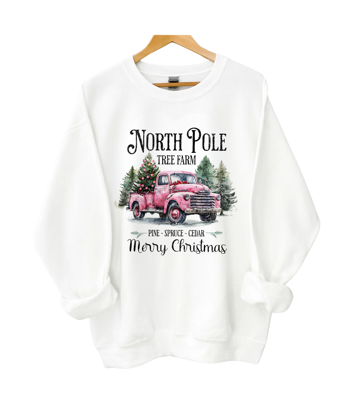 North Pole Tree Farm Crewneck