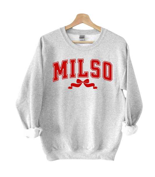 Coquette Milso Red Crewneck