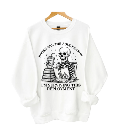 Bookish Deployment Crewneck