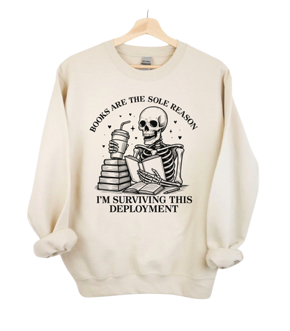 Bookish Deployment Crewneck