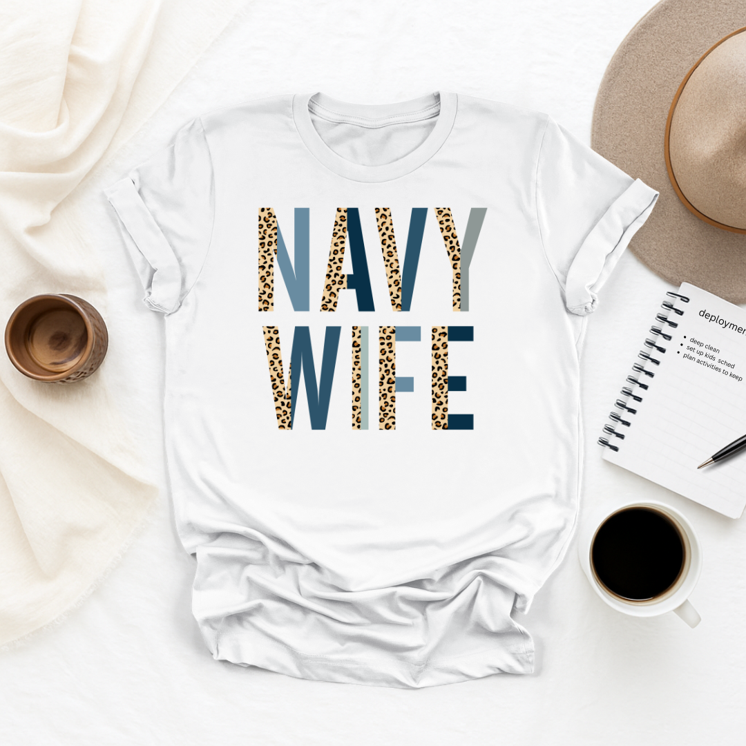 Navy Wife Tee
