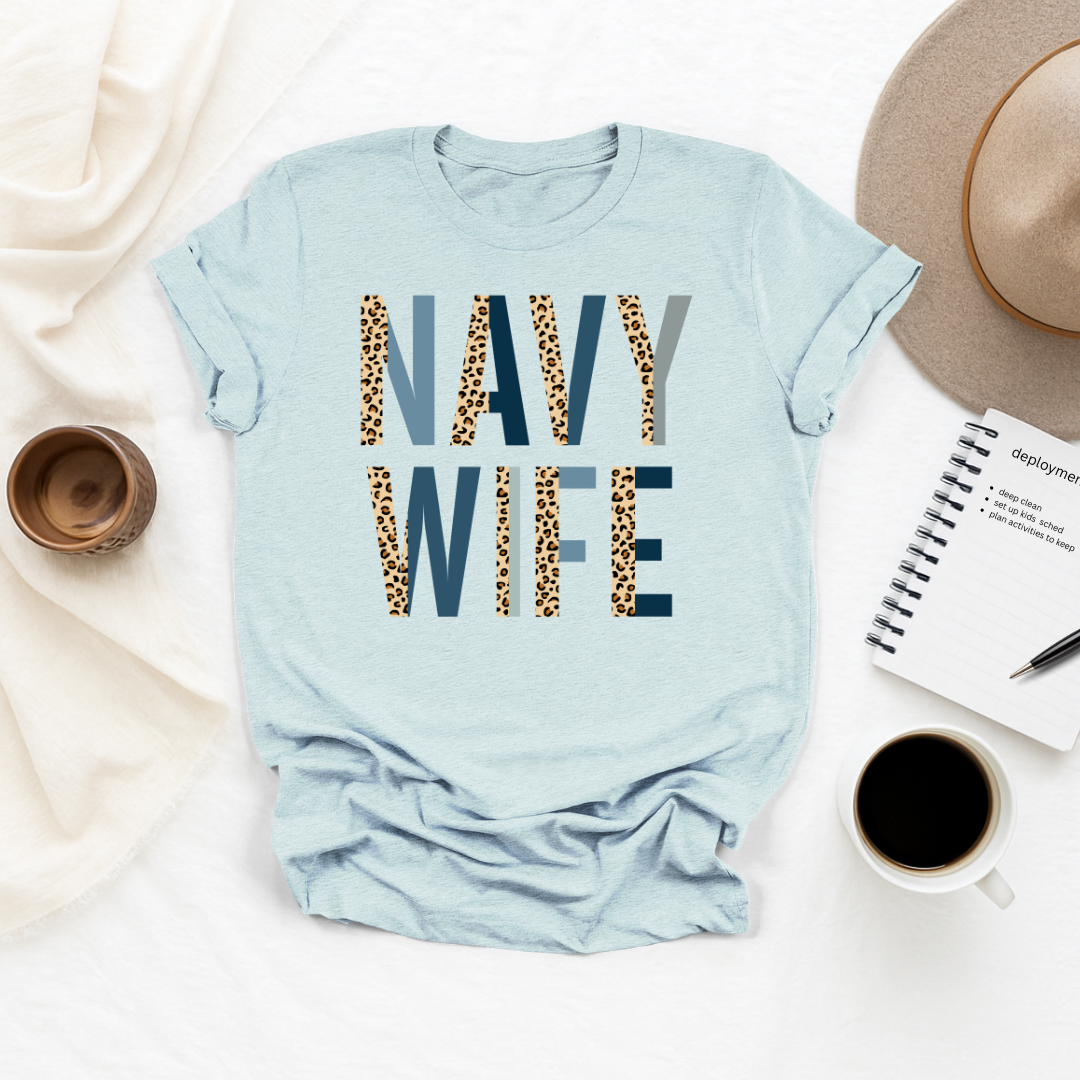 Navy Wife Tee