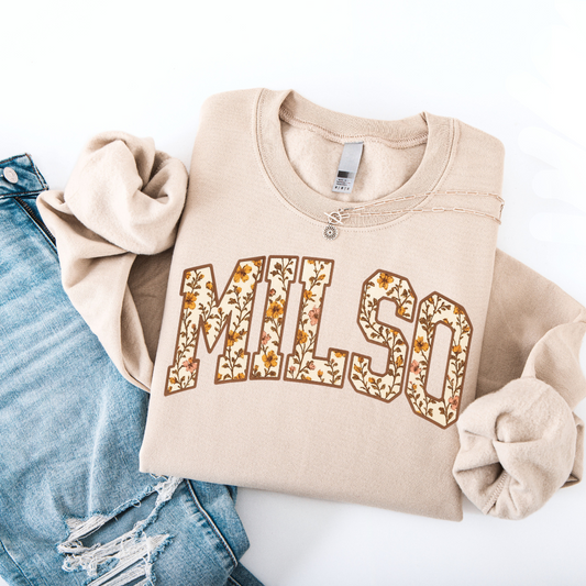 Fall Florals Milso Crewneck