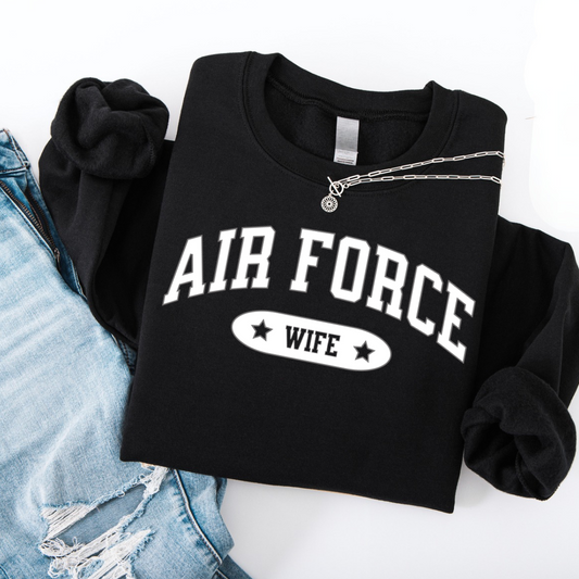 Varsity Air Force Crewneck