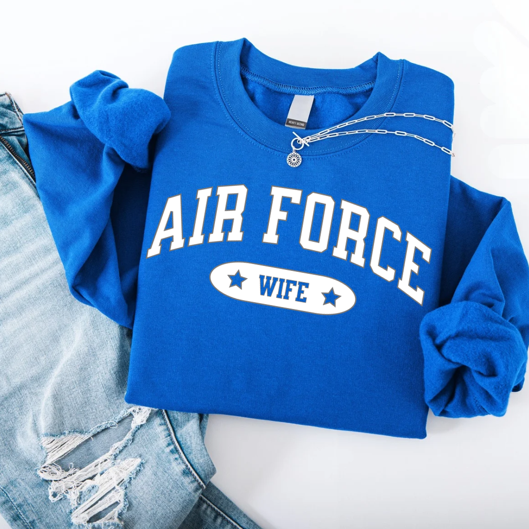 Varsity Air Force Crewneck