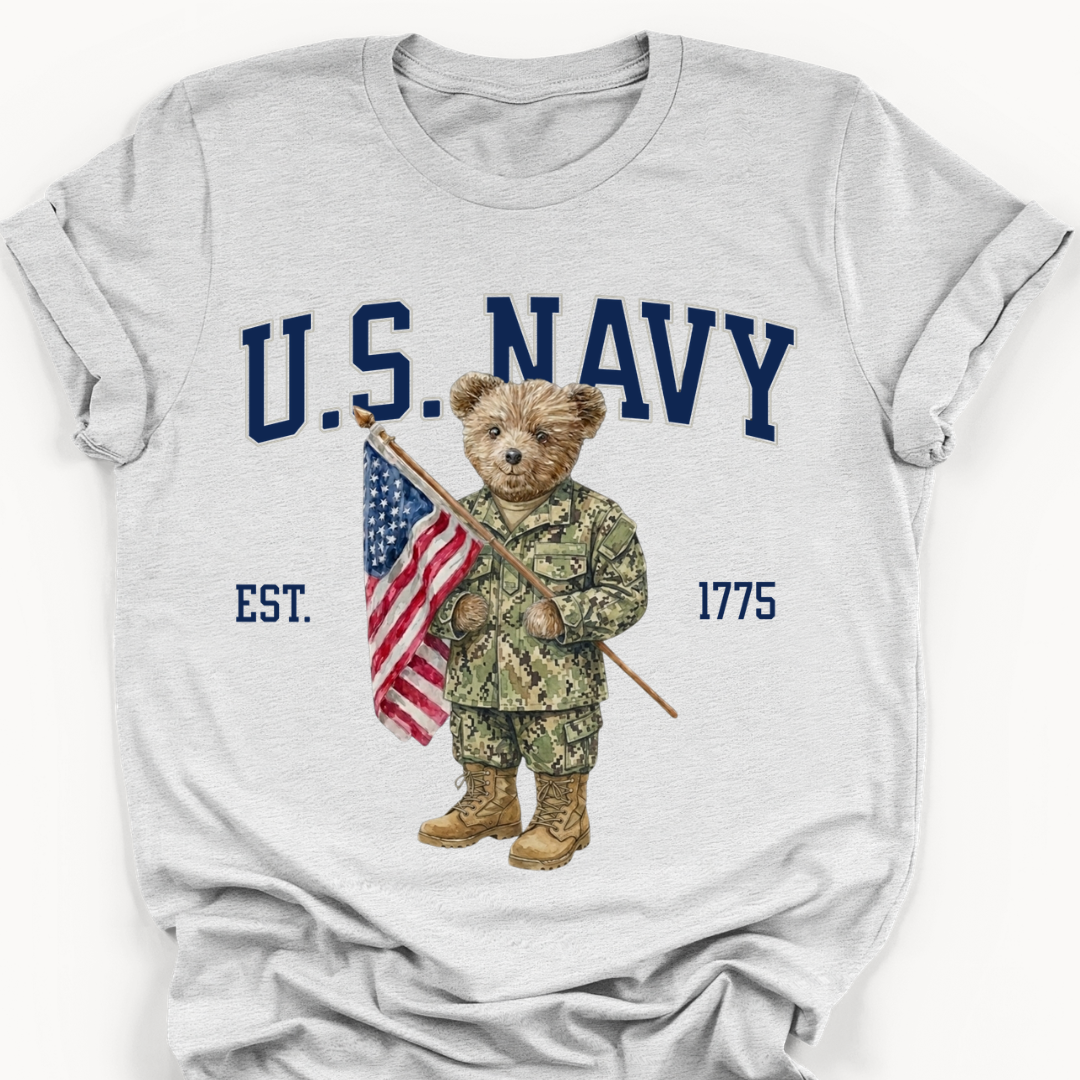 Patriotic Sailor Bear Tee