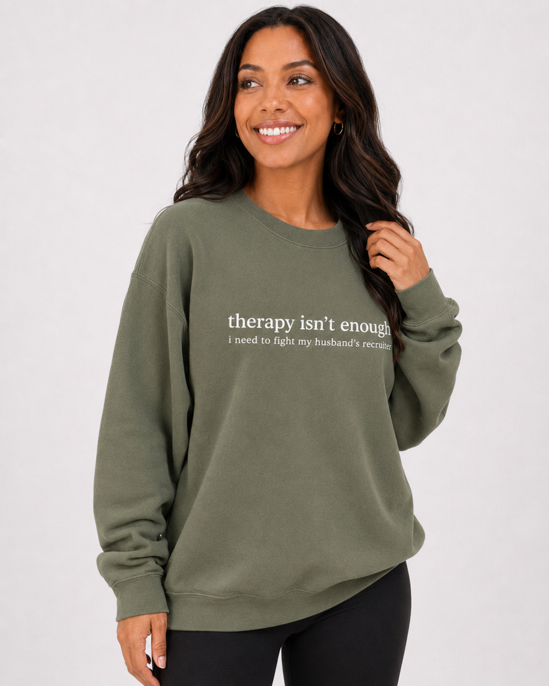 Therapy Isn't Enough Crewneck