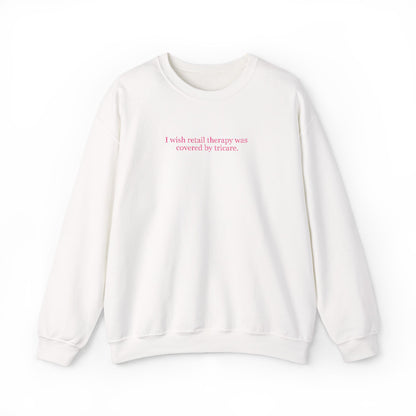 Retail Therapy Embroidered Crewneck