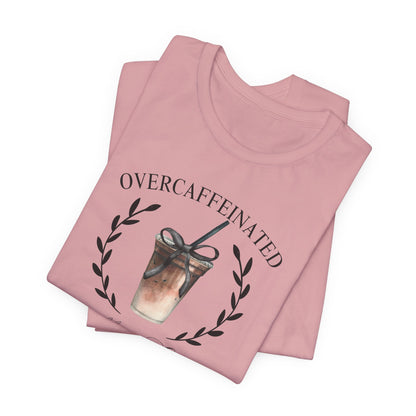 Over Caffeinated Moms Club Tee