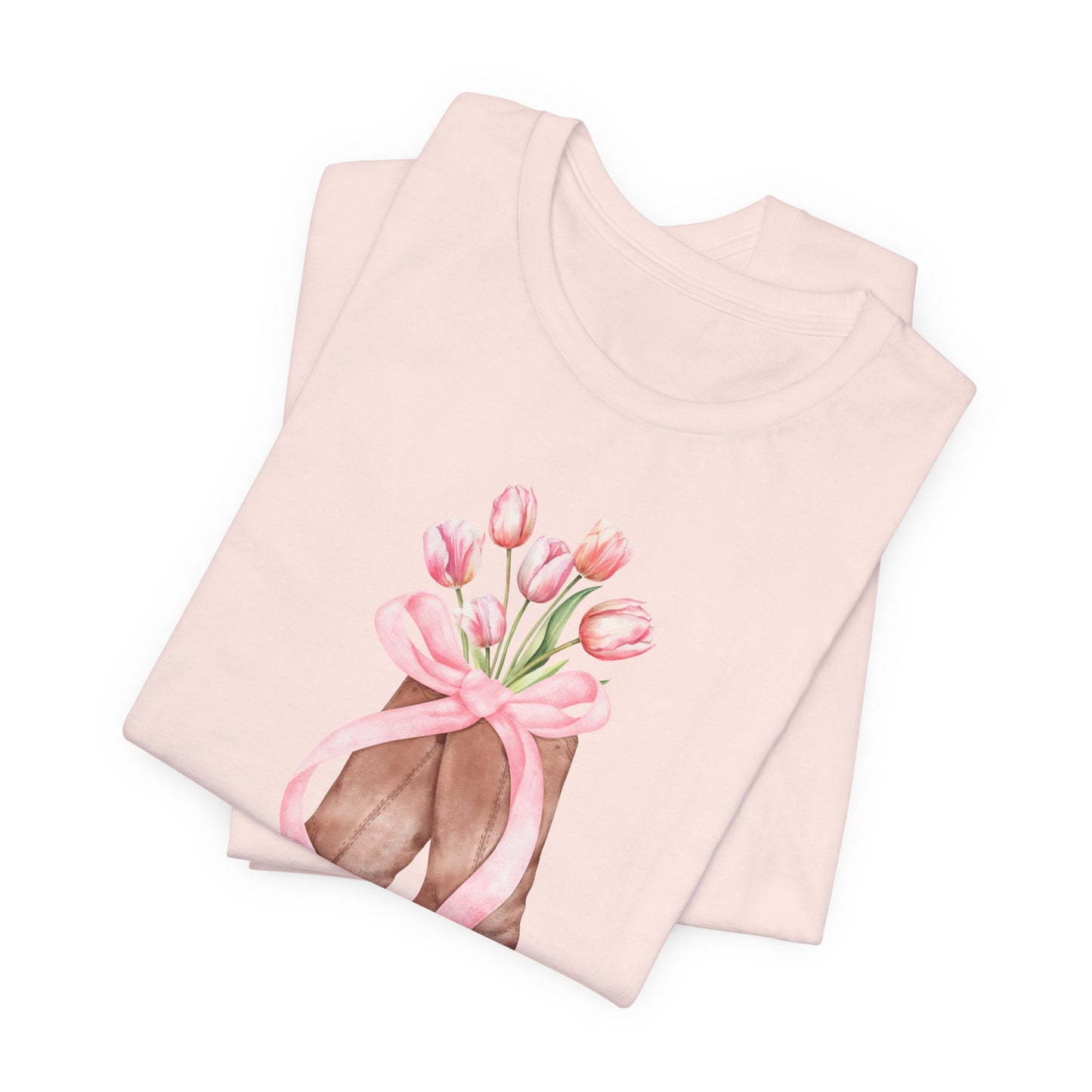 Pink Coquette Boots Tee