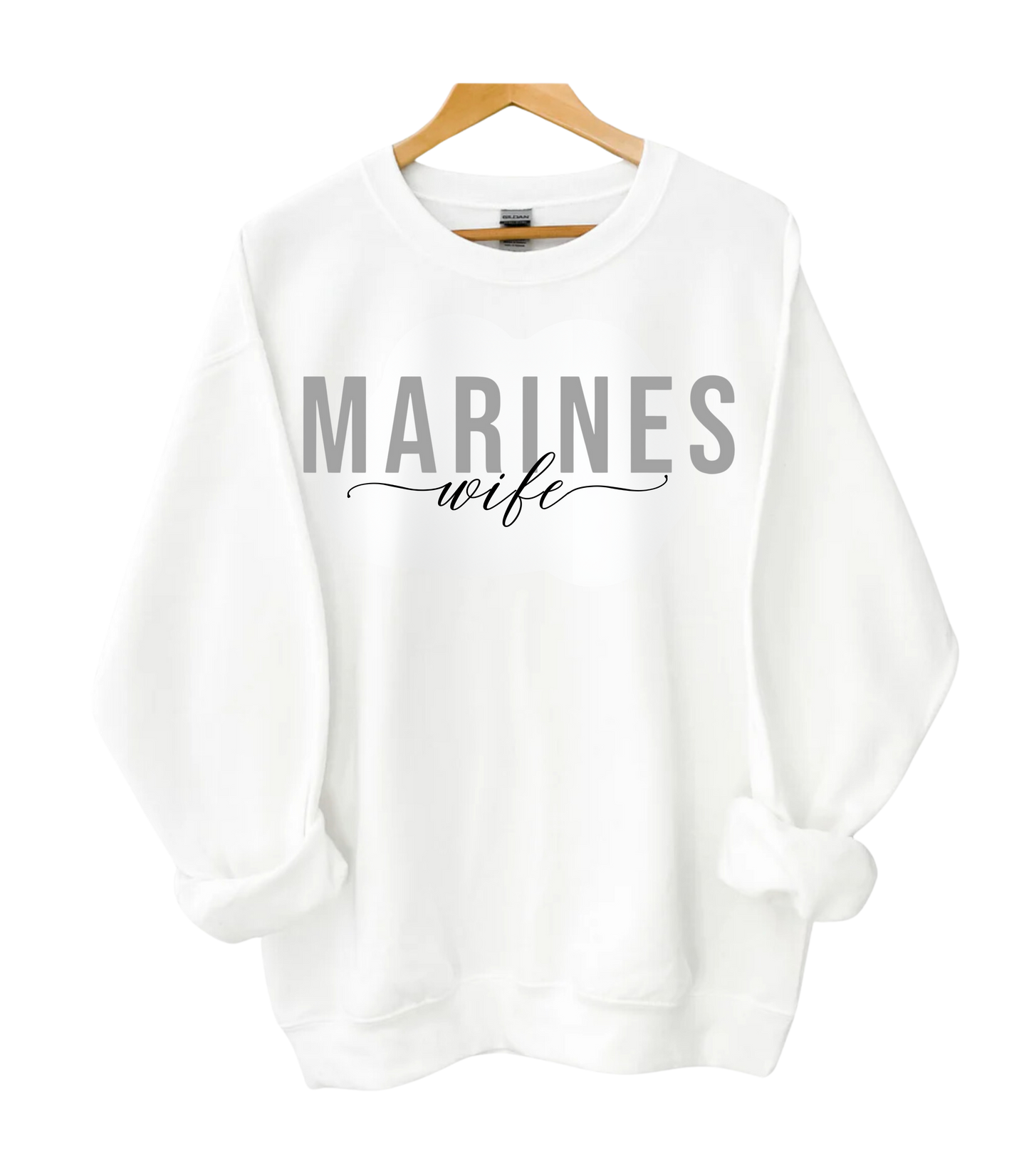 Marines Wife Crewneck