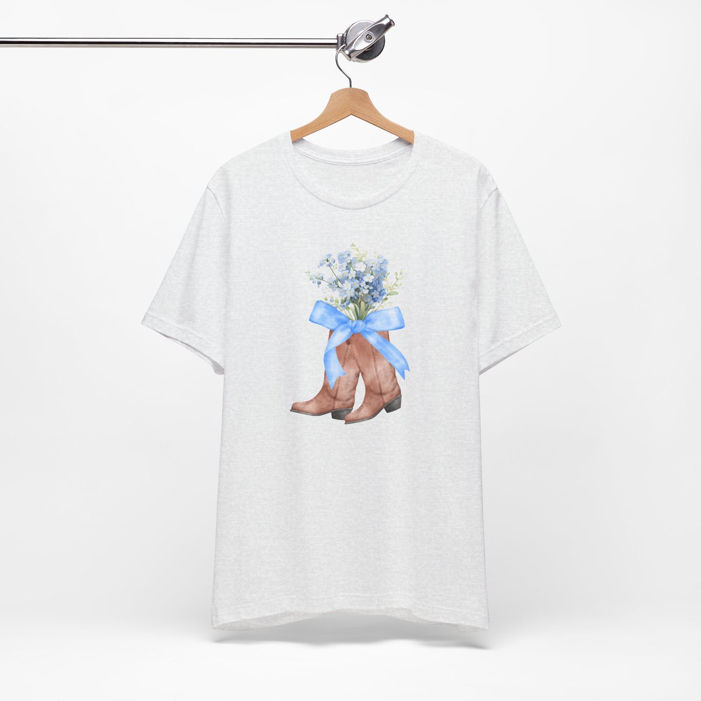 Blue Coquette Boots Tee