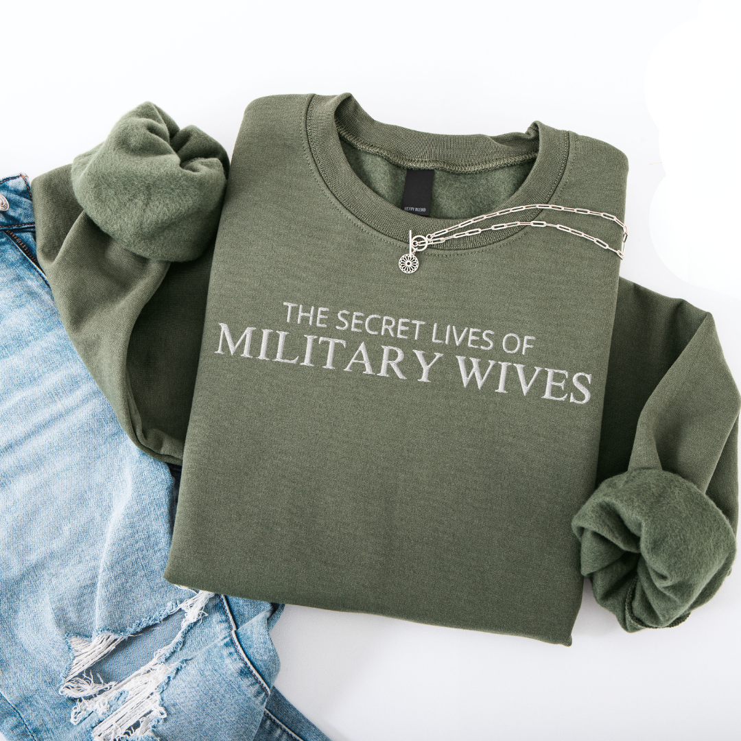 Secret Lives Embroidered Crewneck