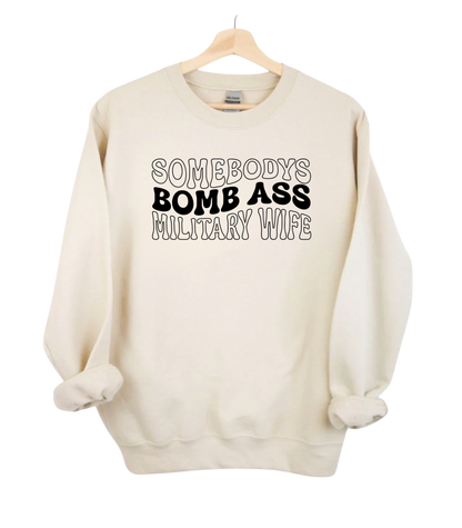 Bomb Ass Wife Crewneck