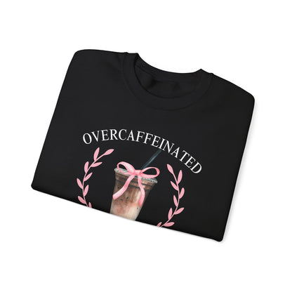 Over Caffeinated Wives Club Crewneck