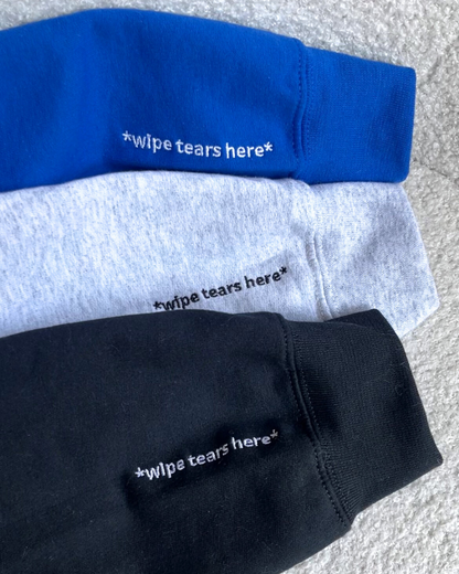 Deployment Depression Embroidered Crewneck Sand