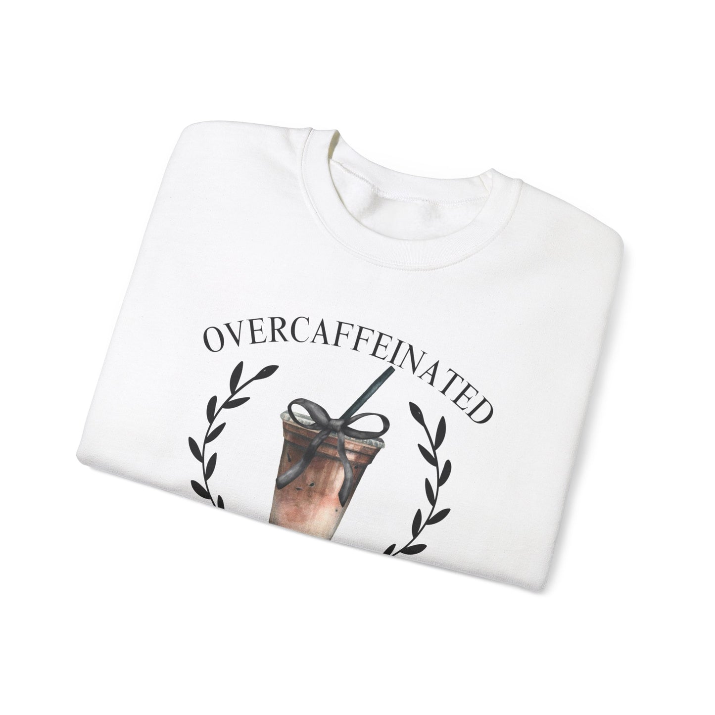 Over Caffeinated Wives Club Crewneck