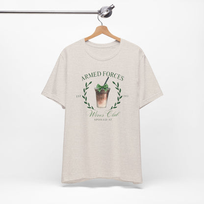 Green Armed Forces Wives Club Tee